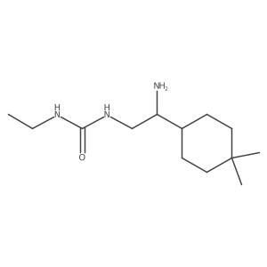 1-[2-Amino-2-(4,4-dimethylcyclohexyl)ethyl]-3-ethylurea Structure