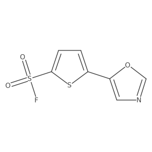 5-(1,3-Oxazol-5-yl)thiophene-2-sulfonyl fluoride Structure