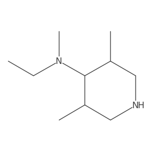 N-ethyl-N,3,5-trimethylpiperidin-4-amine Structure