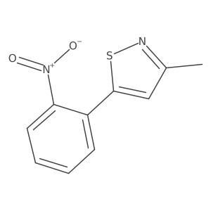 3-Methyl-5-(2-nitrophenyl)-1,2-thiazole Structure
