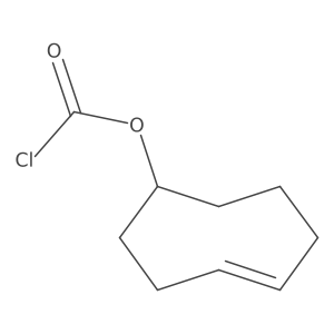 Cyclooct-4-en-1-yl chloroformate Structure