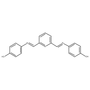 4,4a(2)-[2,6-Pyridinediylbis(methylidynenitrilo)]bis[phenol]结构式