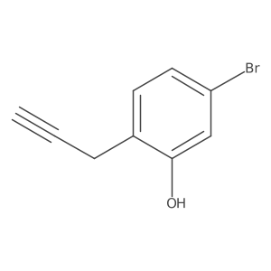 5-Bromo-2-(prop-2-yn-1-yl)phenol Structure