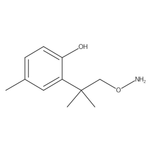 2-[1-(Aminooxy)-2-methylpropan-2-yl]-4-methylphenol Structure