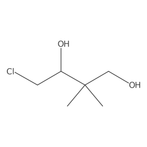 4-Chloro-2,2-dimethylbutane-1,3-diol Structure
