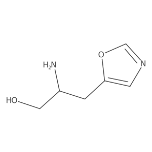 2-Amino-3-(1,3-oxazol-5-yl)propan-1-ol Structure