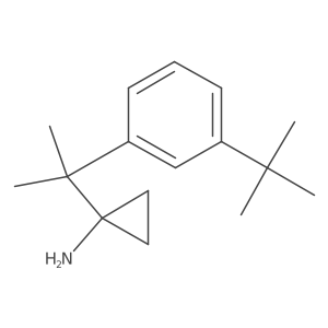 1-[2-(3-Tert-butylphenyl)propan-2-yl]cyclopropan-1-amine Structure