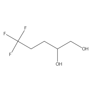 5,5,5-Trifluoropentane-1,2-diol Structure