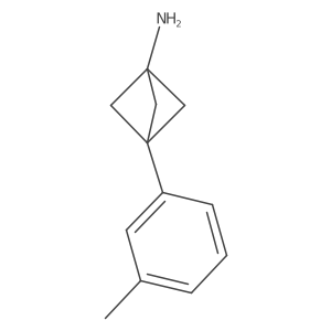 3-(3-Methylphenyl)bicyclo[1.1.1]pentan-1-amine Structure