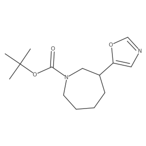 tert-Butyl (R)-3-(oxazol-5-yl)azepane-1-carboxylate Structure