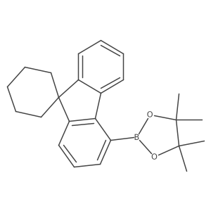 Spiro[cyclohexane-1,9'-fluorene]-4'-boronic Acid Pinacol Ester结构式