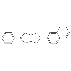 2-{5-Phenyl-octahydropyrrolo[3,4-c]pyrrol-2-yl}quinoxaline Structure