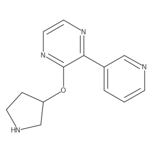 2-(Pyridin-3-yl)-3-(pyrrolidin-3-yloxy)pyrazine Structure