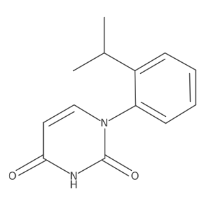 1-[2-(Propan-2-yl)phenyl]-1,2,3,4-tetrahydropyrimidine-2,4-dione结构式