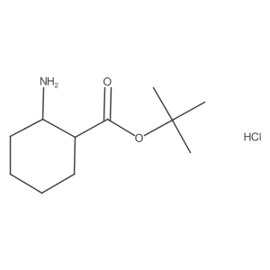 t-Butyl (+/-)-cis-2-aminocyclohexanecarboxylate hydrochloride Structure