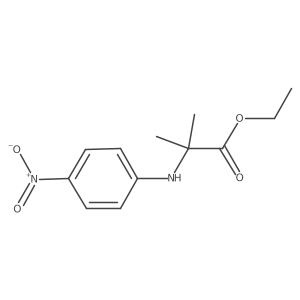 Ethyl 2-methyl-2-[(4-nitrophenyl)amino]propanoate Structure