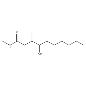 4-Hydroxy-N,3-dimethyl decanamide结构式