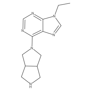 9-ethyl-6-{octahydropyrrolo[3,4-c]pyrrol-2-yl}-9H-purine Structure