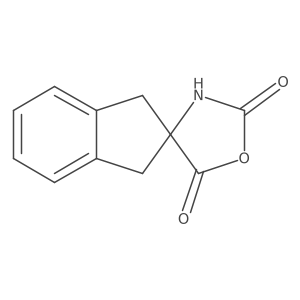 1,3-Dihydrospiro[indene-2,4'-oxazolidine]-2',5'-dione Structure