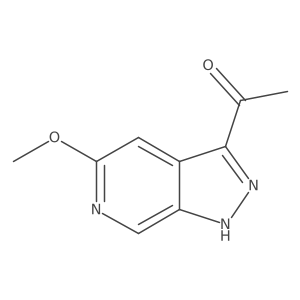 1-(5-Methoxy-1H-pyrazolo[3,4-c]pyridin-3-yl)ethan-1-one Structure