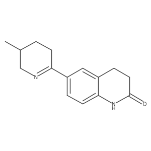 3,4-Dihydro-6-(3,4,5,6-tetrahydro-5-methyl-2-pyridinyl)-2(1H)-quinolinone Structure