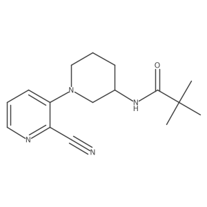 N-[1-(2-cyanopyridin-3-yl)piperidin-3-yl]-2,2-dimethylpropanamide Structure
