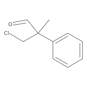 3-Chloro-2-methyl-2-phenylpropanal结构式