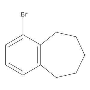 1-Bromo-6,7,8,9-tetrahydro-5H-benzo[7]annulene结构式