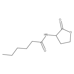 (R)-N-(2-Oxotetrahydrofuran-3-yl)hexanamide结构式