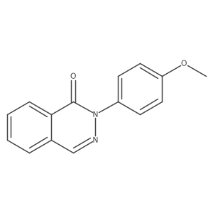 2-(4-methoxyphenyl)phthalazin-1(2H)-one结构式