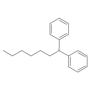 N-hexyldiphenylamine结构式