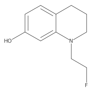 1-(2-Fluoro-ethyl)-1,2,3,4-tetrahydro-quinolin-7-ol Structure
