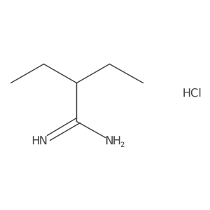 2-Ethylbutanimidamide hydrochloride Structure