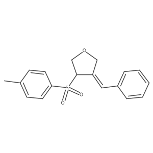 (E)-3-Benzylidene-4-tosyltetrahydrofuran结构式