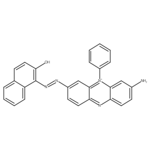 Phenazinium, 3-amino-7-[2-(2-oxo-1(2H)-naphthalenylidene)hydrazinyl]-5-phenyl-结构式