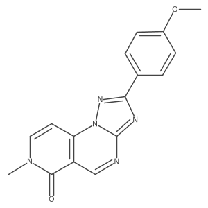 2-(4-methoxyphenyl)-7-methylpyrido[3,4-e][1,2,4]triazolo[1,5-a]pyrimidin-6(7H)-one结构式