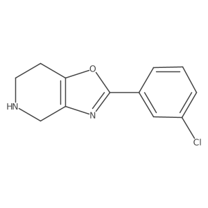 2-(3-Chlorophenyl)-4,5,6,7-tetrahydrooxazolo[4,5-C]pyridine Structure