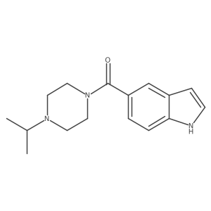 Methanone,1h-indol-5-yl[4-(1-methylethyl)-1-piperazinyl]-结构式