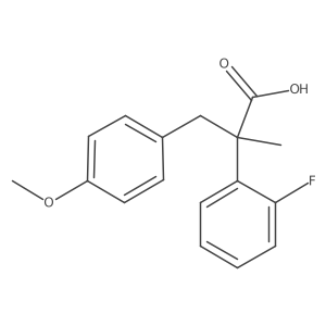 I+/--(2-Fluorophenyl)-4-methoxy-I+/--methylbenzenepropanoic acid Structure