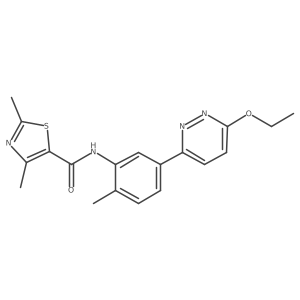 N-(5-(6-ethoxypyridazin-3-yl)-2-methylphenyl)-2,4-dimethylthiazole-5-carboxamide结构式