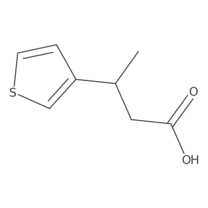 3-(Thiophen-3-yl)butanoic acid Structure