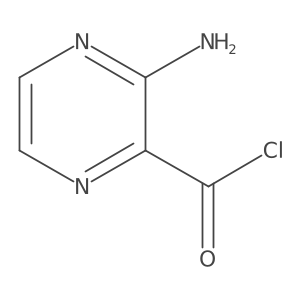 3-Aminopyrazine-2-carbonyl chloride结构式