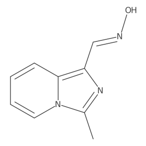 N-({3-methylimidazo[1,5-a]pyridin-1-yl}methylidene)hydroxylamine结构式