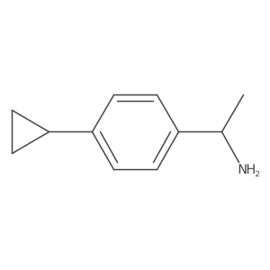 (R)-1-(4-Cyclopropylphenyl)ethanamine结构式