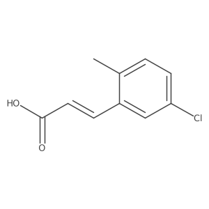 5-Chloro-2-methylcinnamic acid Structure
