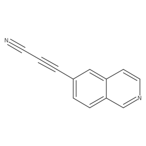 3-(Isoquinolin-6-yl)propiolonitrile Structure