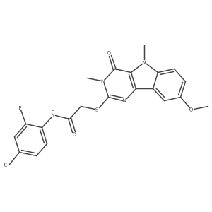 N-(3,5-dimethoxyphenyl)-1-(4-methylbenzyl)-1H-1,2,3-benzotriazole-5-carboxamide结构式