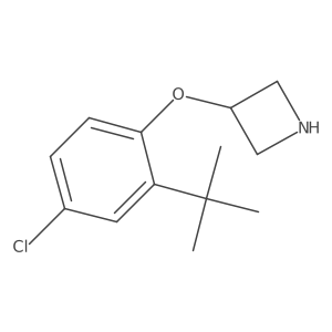 3-[2-(Tert-butyl)-4-chlorophenoxy]azetidine Structure
