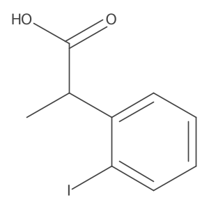 (R)-2-(2-Iodophenyl)propanoic acid Structure