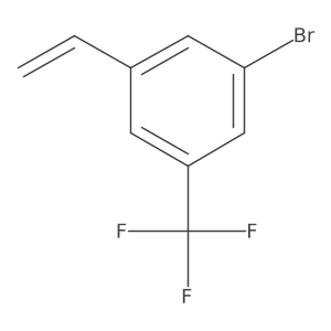 1-Bromo-3-ethenyl-5-(trifluoromethyl)benzene Structure
